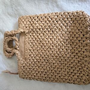 SHEIN Tan Tote Bag with Woven Texture
